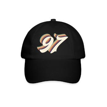97th anniversary vintage - Baseball Cap - black/black - Front