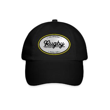 RUGBY-BALL - Baseballkappe - Schwarz/Schwarz - Vorne