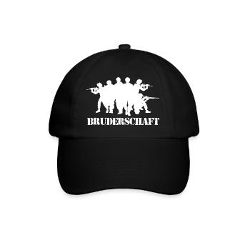 Bundeswehrsoldat Panzergrenadier AGA Soldat BW - Baseballkappe - Schwarz/Schwarz - Vorne