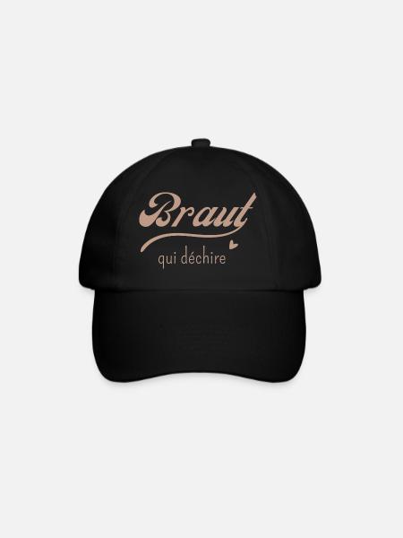 Braut qui déchire - la mariée - Casquette classique - noir/noir