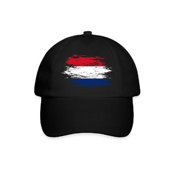 Drapeau hollandais utilisé - Casquette classique - noir/noir - Devant
