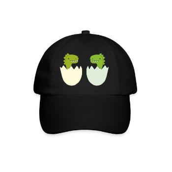 dino baby friends - Baseballkappe - Schwarz/Schwarz - Vorne