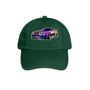 Jdm / Tuning / Turbocompresseur / Jantes / Chiptuning - Casquette classique - vert bouteille - Devant