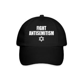 fight antisemitism - Casquette classique - noir/noir - Devant