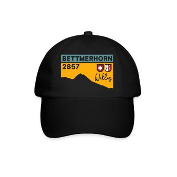 Bettmerhorn Bettmeralp Hike Hiking Valais - Baseball Cap - black/black - Front