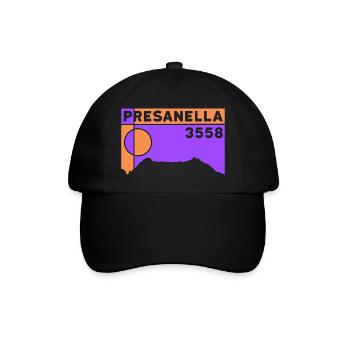 Cima Presanella Trentino Glacier Haute Altitude Montagne - Casquette classique - noir/noir - Devant