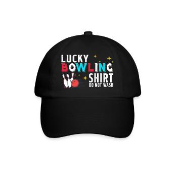 Bowling Ne pas laver C’est mon Bowling chanceux - Casquette classique - noir/noir - Devant
