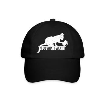 Je fais ce que je veux, je fais ce que je veux - Casquette classique - noir/noir - Devant