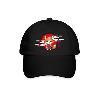 Red Fox: The Legend of Japan - Baseball Cap - black/black - Front