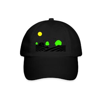ferme - Casquette classique - noir/noir - Devant