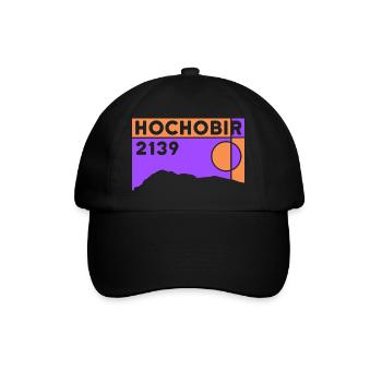 Hochobir Karawanken Wandern Wanderung Souvenir - Baseballkappe - Schwarz/Schwarz - Vorne