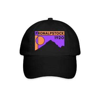 Fronalpstock Mountain Hiking Hike Trail Souvenir - Baseball Cap - black/black - Front