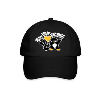 Amour Paix Pingouins Drôle Dab Cool Pingouin Dabbing - Casquette classique - noir/noir - Devant