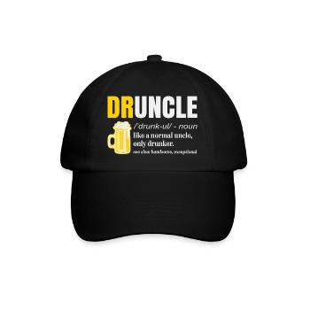 Druncle Like A Normal Uncle Only Drunker Beer - Baseball Cap - black/black - Front