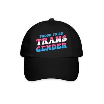 Fier d’être transgenre - LGBTQ Pride Transgenre - Casquette classique - noir/noir - Devant