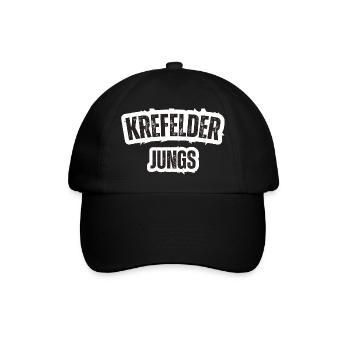 Krefelder Jungs - Baseballkappe - Schwarz/Schwarz - Vorne