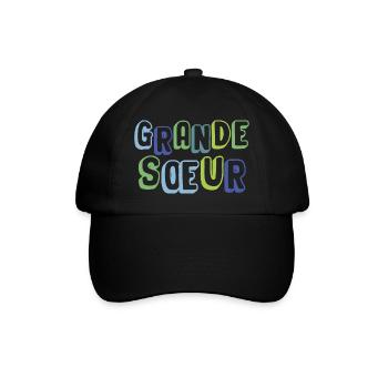 grande sœur, naissance, grossesse - Casquette classique - noir/noir - Devant