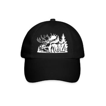 Suède Suède Viking Nordique Scandinavie Solstice d’été - Casquette classique - noir/noir - Devant