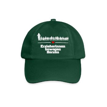 Erzieherinnen bewegen Herzen - Baseballkappe - Flaschengrün - Vorne