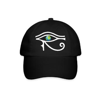 Regard sur le monde (blanc) - Casquette classique - noir/noir - Devant