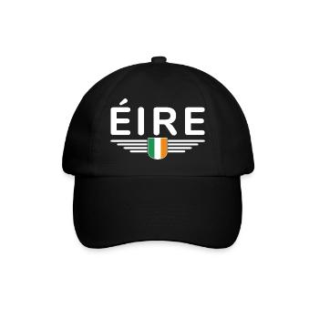 I Love Ireland Elegance Style Design T-Shirt - Casquette classique - noir/noir - Devant