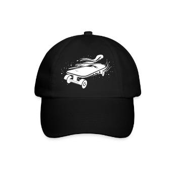 Skateboard Sketch - Baseball Cap - black/black - Front