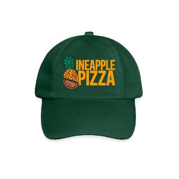 Pineapple Pizza - Baseball Cap - bottle green - Front