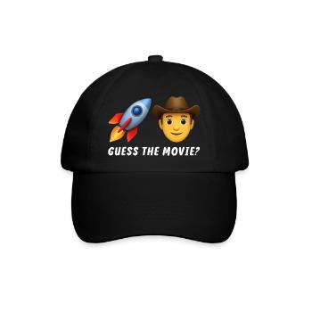 Conception de fusée d’aventure de cow-boy - Casquette classique - noir/noir - Devant