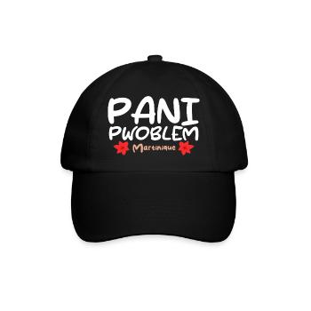 Pani Pwoblem Martinique Antilles Creole Humor - Baseball Cap - black/black - Front