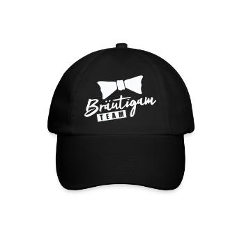 Groom Team - Baseball Cap - black/black - Front