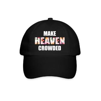 Make Heaven Crowded Faith Design - Casquette classique - noir/noir - Devant