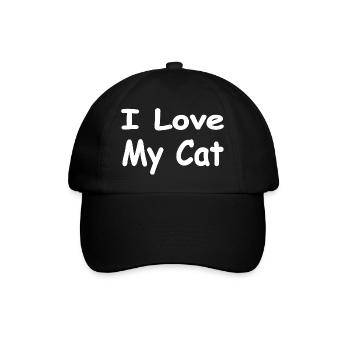 feline - Baseball Cap - black/black - Front