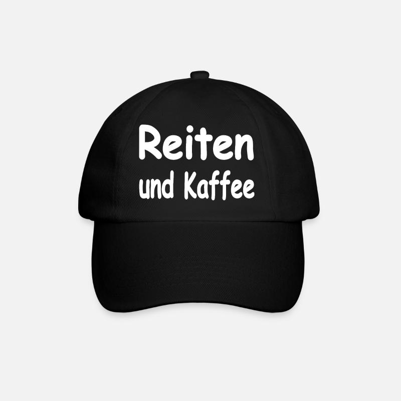Reiten - Baseballkappe - Schwarz/Schwarz
