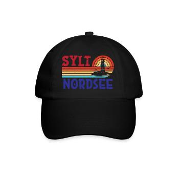 North Sea Holiday SYLT NORTH SEA ISLAND Fun - Baseball Cap - black/black - Front