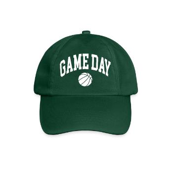 Game Day Basketball Fan - Baseball Cap - bottle green - Front