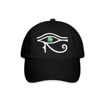 Un autre regard sur le monde (blanc) - Casquette classique - noir/noir - Devant