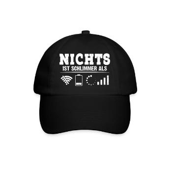 Codeur : RIEN N’EST PIRE QUE DRÔLE - Casquette classique - noir/noir - Devant