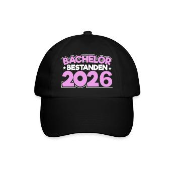 Bachelor 2026 Graduation Graduation - Baseball Cap - black/black - Front