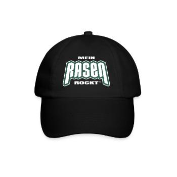 Ma pelouse est géniale - Casquette classique - noir/noir - Devant