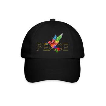 Peace - Baseball Cap - black/black - Front