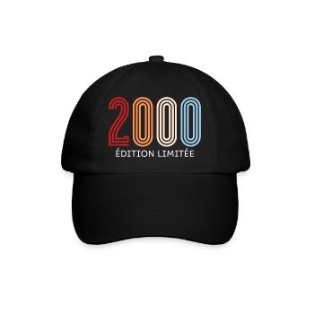 2000 Limited Edition Vintage - Baseball Cap - black/black - Front