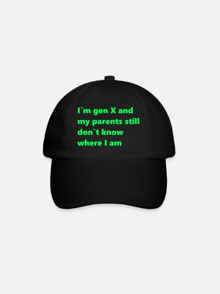 GenX - Baseball Cap - black/black