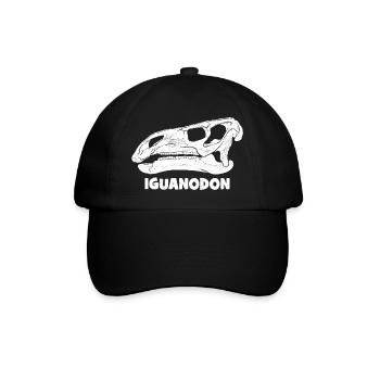 Iguanodon Fossil - Baseball Cap - black/black - Front
