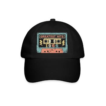 Vintage 1966 - Baseballkappe - Schwarz/Schwarz - Vorne
