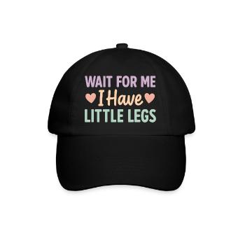 Cute Saying Humor Meme Funny Gift Idea - Baseball Cap - black/black - Front