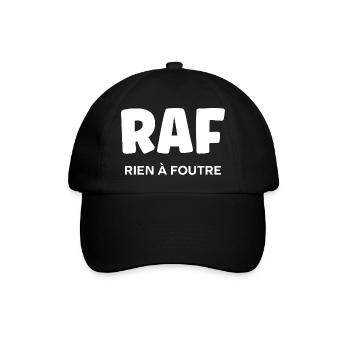 I don't give a damn - Baseball Cap - black/black - Front