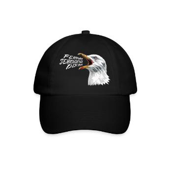 FEHMARN QUI SE LÂCHE DE LA MER Drôle - Casquette classique - noir/noir - Devant