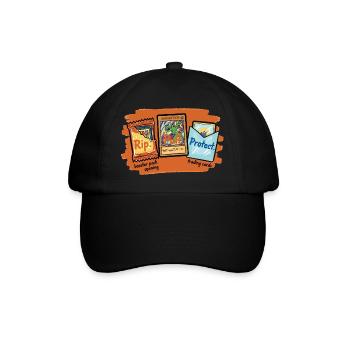 Rip Pull Protect Sammelkarten-Boosterpack-Öffnung - Baseballkappe - Schwarz/Schwarz - Vorne