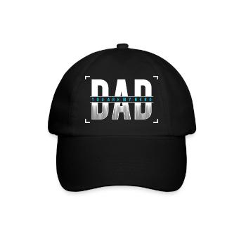 Papa, tu es mon héros Chemise - Casquette classique - noir/noir - Devant