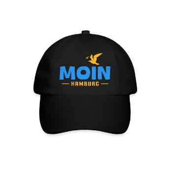 North Sea Vacation MOIN HAMBURG Funny - Baseball Cap - black/black - Front